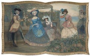 Ladies On The Terrace by Charles Conder