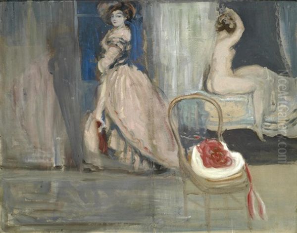 Two Ladies In A Bedchamber - view 1