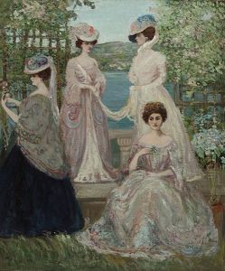 Four Ladies On A Terrace