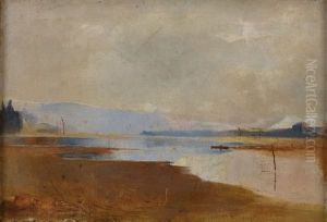 River Landscape by Charles Conder