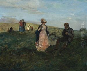 Landscape With Figures by Charles Conder