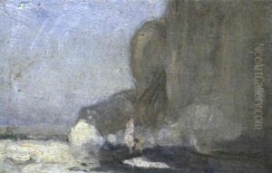 Figures On A Rocky Promontory, Dieppe