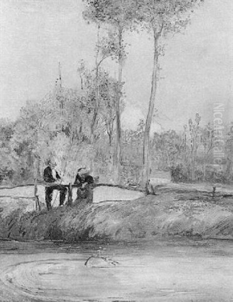 Landscape With Two Fishermen - view 1