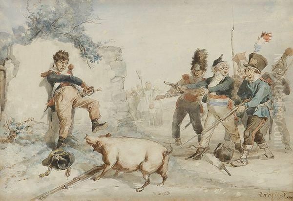 Cochon Et Soldats - view 1