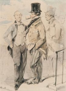 Le Fumeur De Cigare by Auguste Clement Andrieux
