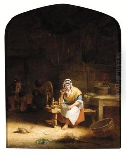 Lady Smoking A Pipe