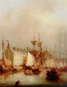 The Basin Commerce, Cherbourg by Nicholas Condy