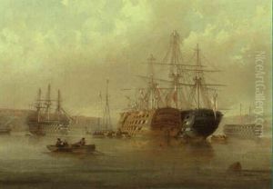 Ships Lying In The Tamar River Ships Lying In The Tamar River