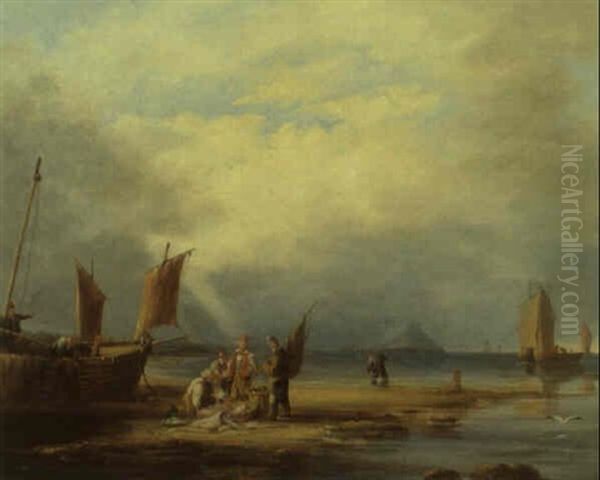 Fishermen At Penzance - view 1