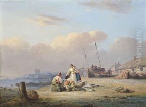 Fishermen Selling Their Wares by Nicholas Matthew Condy