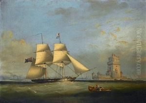 His Majesty's Brig "pantaloon" Off Belem Castle