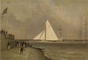 Arrow Winning The King's Cup At Cowes In 1826