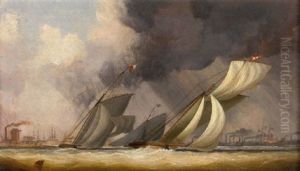 Cutter Yachts Racing At Plymouth