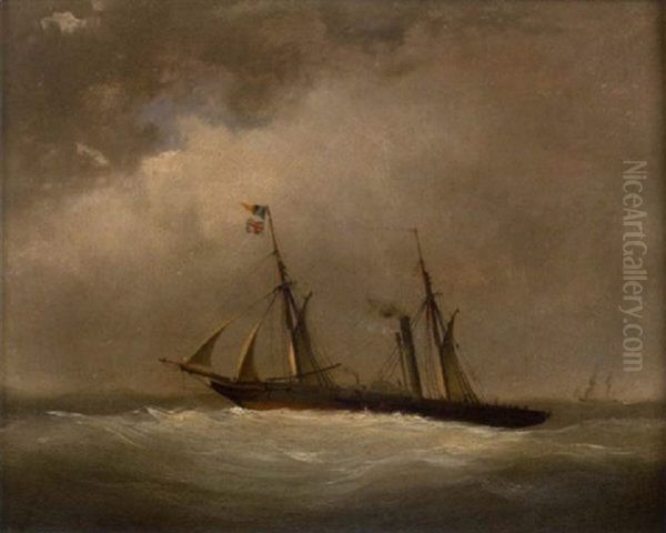 H.m.s. "polyphemus", Mediterranean, 1841, Richard S. Rundle 2nd Master - view 1