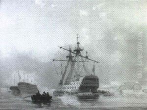 Hulks In Plymouth Harbour