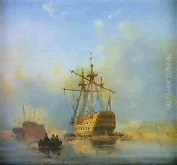 Men Of War In Portsmouth Shipyard - view 1