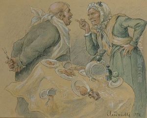 Golono, Strzyzono- Ilustracja Do Wiersza by Michal Elwiro Andriolli