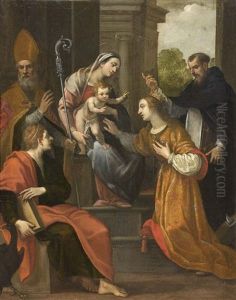 Matrimonio Mistico Di Santa Caterina E Santi Matrimonio Mistico Di Santa Caterina E Santi
