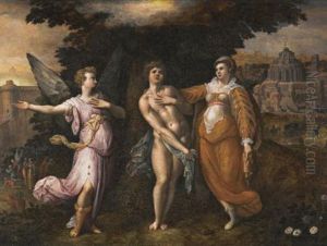 An Allegory Of Religious Life by Gillis Congnet the Elder