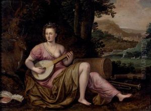 L'allegorie De La Musique (in 2 Parts) by Gillis Congnet the Elder