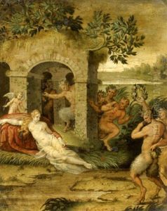 Venus Et Satyre Dans Un Paysage by Gillis Congnet the Elder