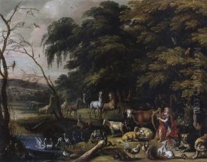 Orpheus Bezaubert Baume Und Tiere Mit Seinem Leierspiel