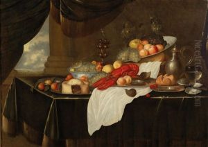A Sumptuous Banquet With A Lobster