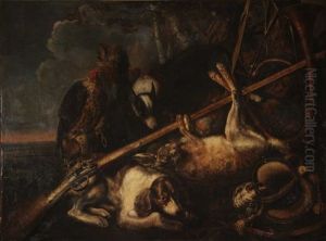 Trophee De Chasse Au Lievre by David de Coninck