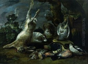 Chiens Gardant Le Gibier