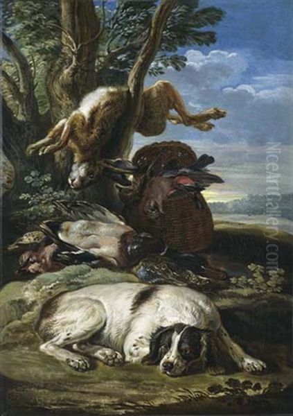 Scene De Chasse (+ Another, Similar; Pair) - view 1