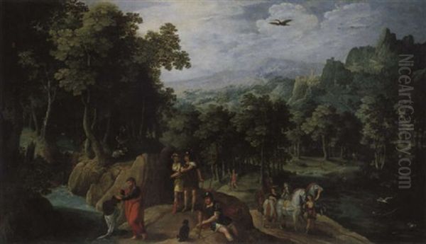 Weite Landschaft Mit Der Taufe Des Kammerers - view 1