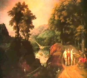 Waldlandschaft Mit Dem Paris-urteil