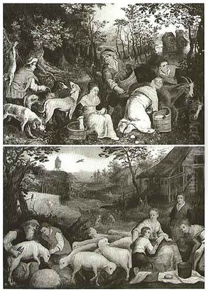 Allegories Of Spring And Autumn - view 1