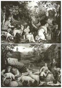 Allegories Of Spring And Autumn by Gillis van Coninxloo