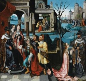 Scenes De La Vie De Sainte Ursule by Jan van Coninxloo the Younger