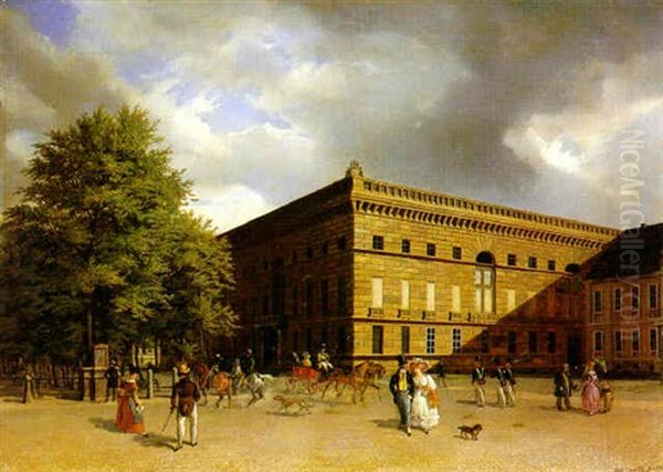 Strassenszene Vor Dem Palais Redern In Berlin - view 1