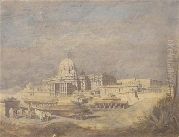 View Of St. Peter's, Rome (+ View Of The Cathedral At Cordoba; 2 Works) - view 1