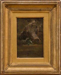 Study Of A Tree Trunk by John Constable