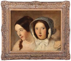 Double Portrait, Maria (minna) And Housekeeper, Miss Noble Double Portrait, Maria (minna) And Housekeeper, Miss Noble