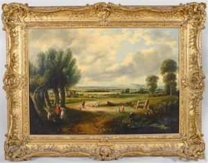 Vue De Dedham Vale Vers Flatford Mill