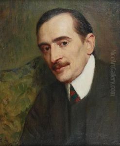Portret Mieczyslawa Srokowskiego by Zygmunt Andrychiewicz