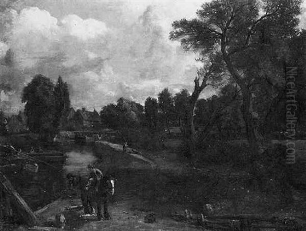 Scene On A Navigable River (flatford Mill) - view 1
