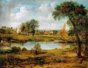 Fluslandschaft by John Constable