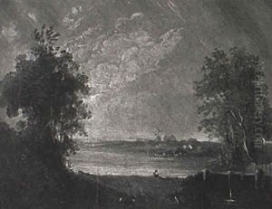 On The River Stour, Suffolk by John Constable