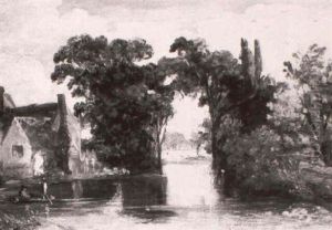 The Mill Stream, Flatford by John Constable