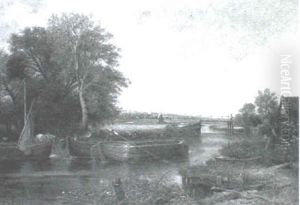 View Of The Stour Near Dedham by John Constable