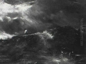 Hampstead Heath In A Storm by John Constable