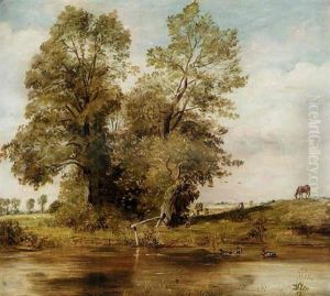 On The Brent by Lionel Bicknell Constable