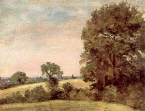 Wooded Landscape by Lionel Bicknell Constable