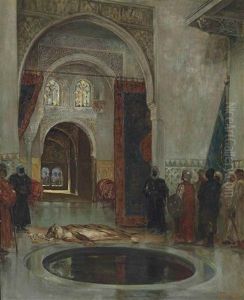 The Grief Of The Pasha (the Dead Tiger) by Benjamin Constant